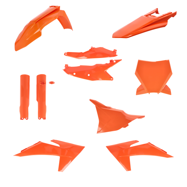 Acerbis KTM SX/SX-F 23–24 teljes műanyag karosszériakészlet, narancssárga/fehér, 5, nordicamoto.ro
