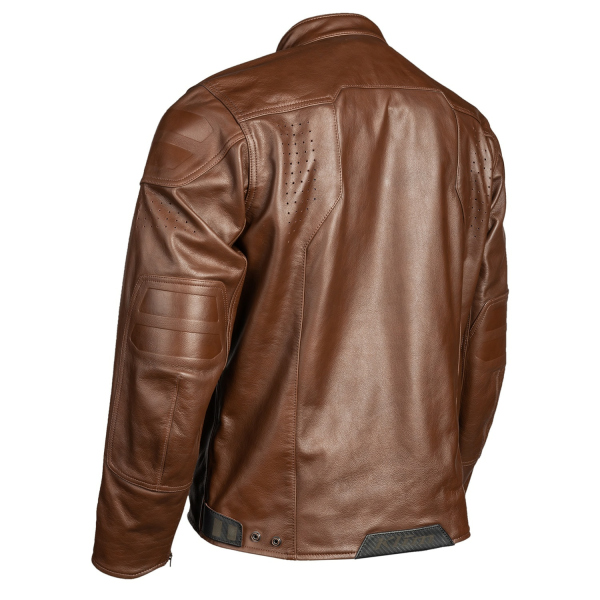 Geaca Moto Touring Klim Sixxer Leather Sienna Brown, 12, nordicamoto.ro