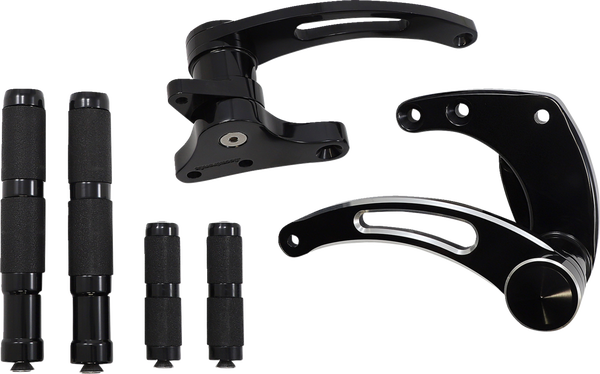 Forward Controls Black Standard, 4, nordicamoto.ro