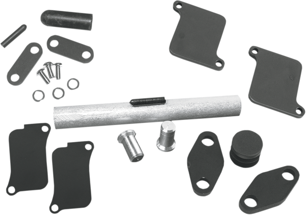Air Injection System Removal Kit Black, 2, nordicamoto.ro