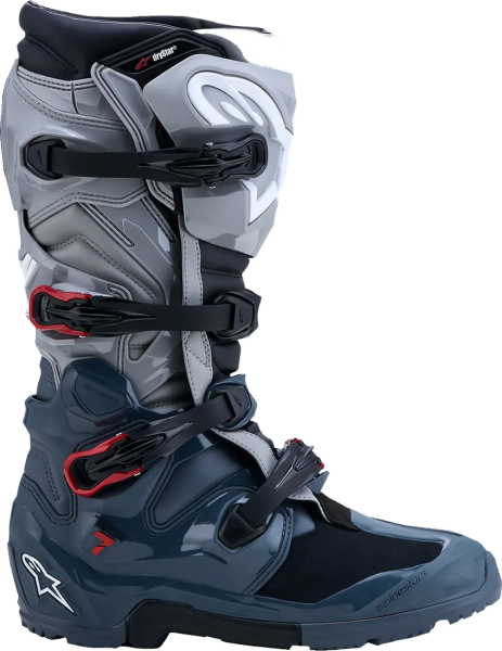 Alpinestars Tech 7 Enduro Drystar csizma, szürke/piros, 38-as méret, 4, nordicamoto.ro