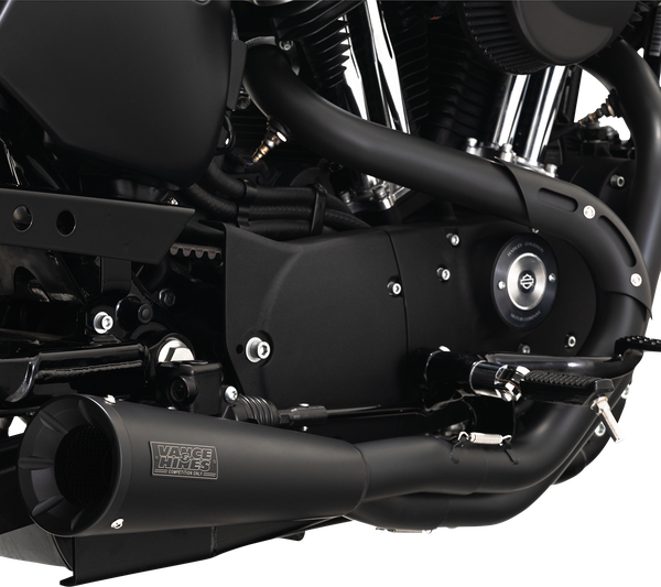 Upsweep 2-into-1 Exhaust System Matte Black, 1, nordicamoto.ro