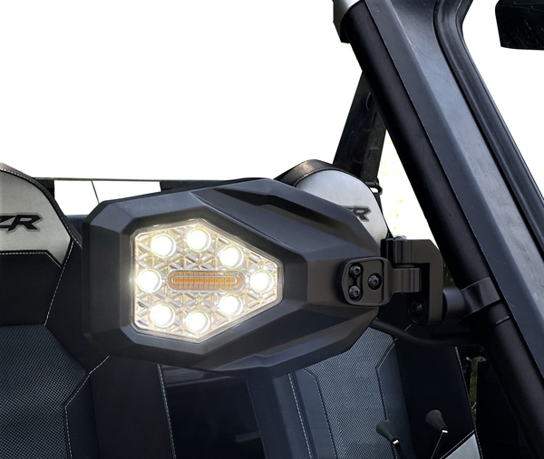 Sxs Mirror Black, Matte, 4, nordicamoto.ro