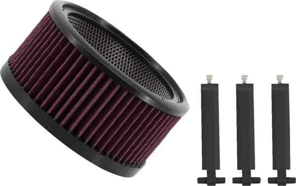 Big Power Filter Kit Black, 3, nordicamoto.ro