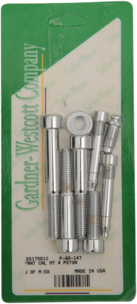 Caliper Mounting Bolt Kit Silver, 1, nordicamoto.ro