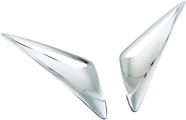 Chrome Windshield Garnish Vent Accents Chrome, 2, nordicamoto.ro