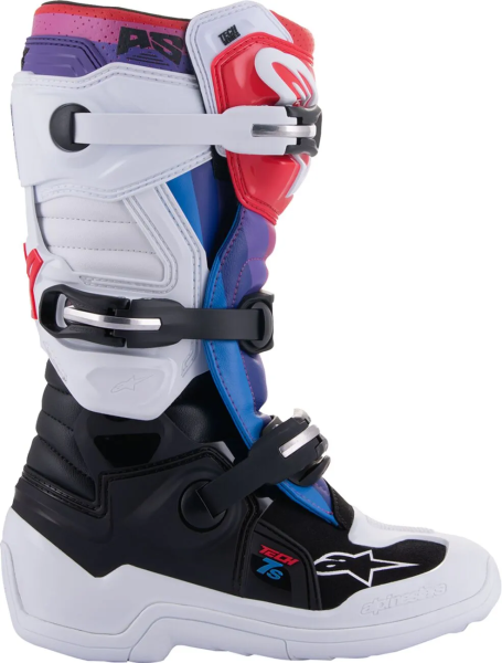Alpinestars Tech 7s fehér gyermekcsizma, 42-es méret, 3, nordicamoto.ro