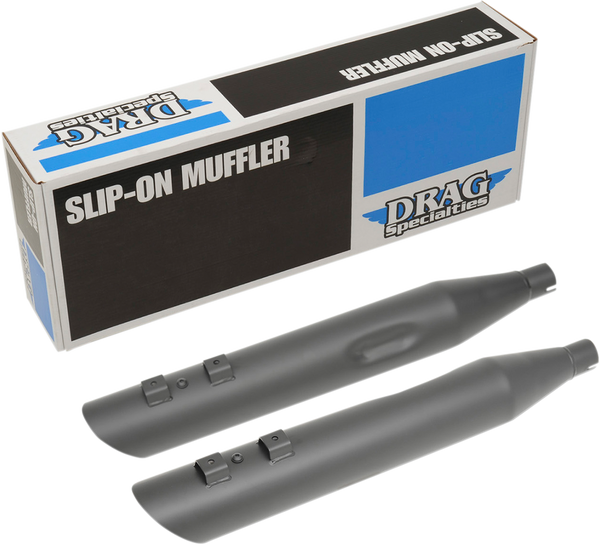 Slashdown Slip-on Mufflers Black, 1, nordicamoto.ro