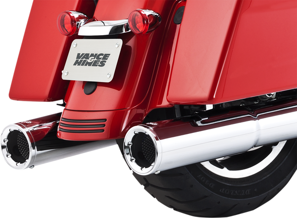 Hi-output Slip-on Mufflers Chrome, 1, nordicamoto.ro