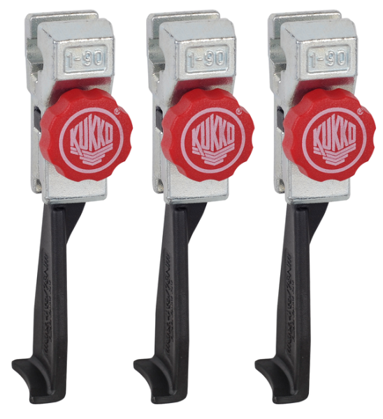3 Narrow, Quick Adjusting Jaws (set) - Series 3-s Black, Red, Silver, 1, nordicamoto.ro