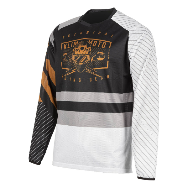 Tricou Klim Petrol Ignite - White, 1, nordicamoto.ro