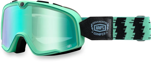 Ochelari 100% Barstow Classic Mirror Green/Blue ONE SIZE, 1, nordicamoto.ro