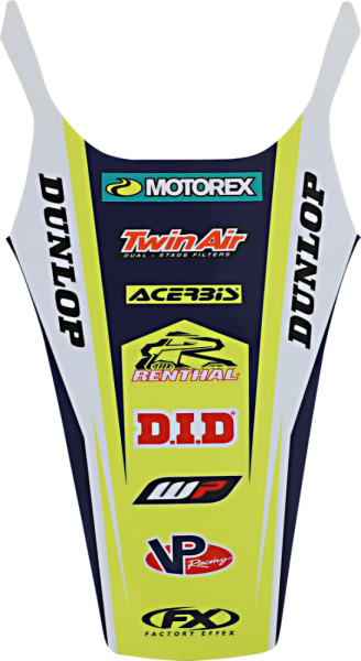 Rear Fender Kit Black, White, Yellow, 2, nordicamoto.ro