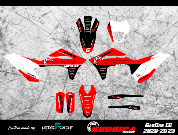 NordicaMoto GasGas EC 20–23 matricakészlet, 1, nordicamoto.ro