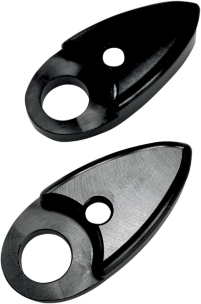 Adapter Plates For Side Rail-mounted Lights Black, 1, nordicamoto.ro