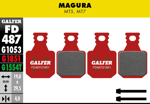 G1851 Advanced Brake Pads, 1, nordicamoto.ro