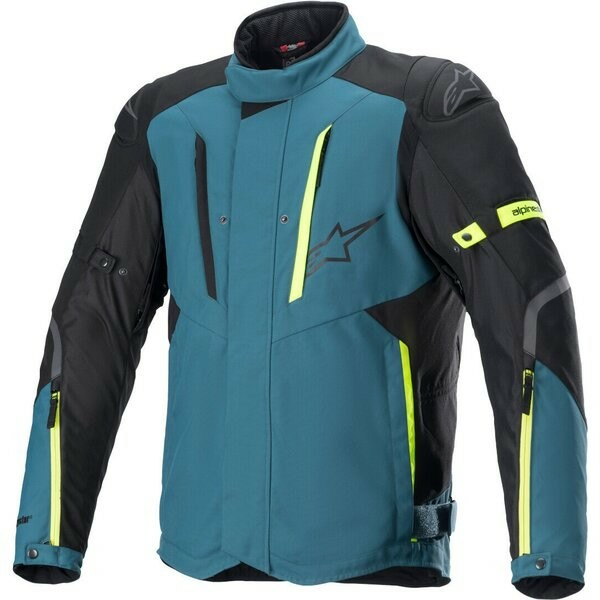 Alpinestars RX-5 Drystar kabát, fekete/kék/sárga, M-es méret, 1, nordicamoto.ro