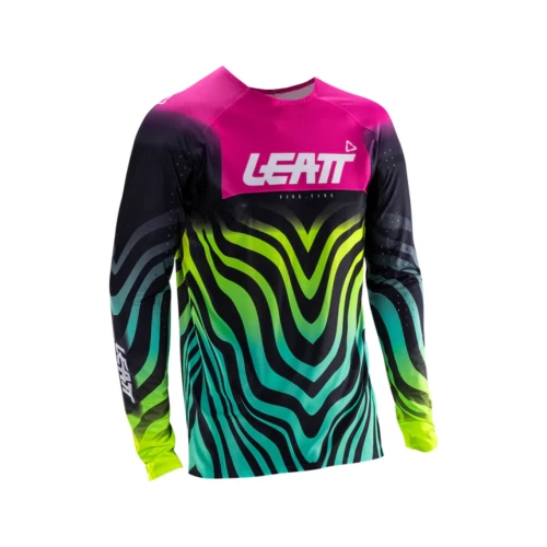 Leatt Moto 5.5 Ultraweld V26 póló, kék/piros, M, 28, nordicamoto.ro
