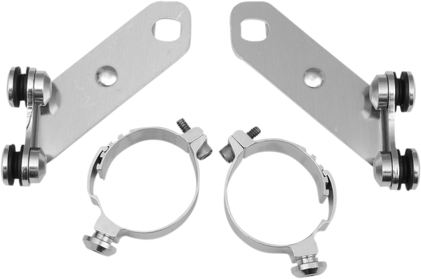 Custom Lower Deflector Mount Kit Silver, 1, nordicamoto.ro