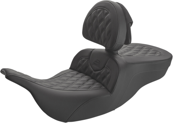 Roadsofa Lattice Stitched Seat Black, 1, nordicamoto.ro