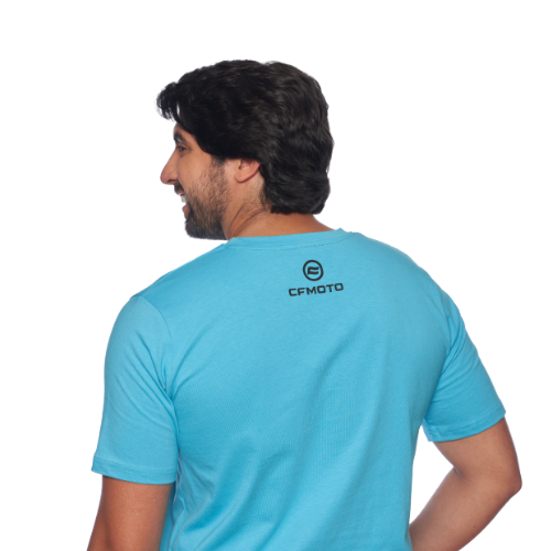 TRICOU CFMOTO LOGO – ALBASTRU / NEGRU, 11, nordicamoto.ro