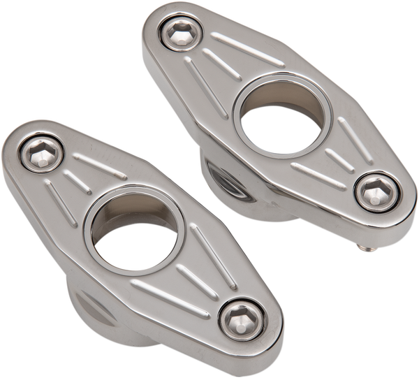 Swingarm Pivot Blocks Chrome, 2, nordicamoto.ro