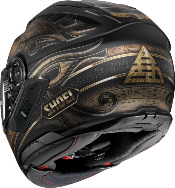 SHOEI GT-AIR3 NILE TC-9 teljes arcú sisak, fekete/matt barna, M-es méret, 6, nordicamoto.ro