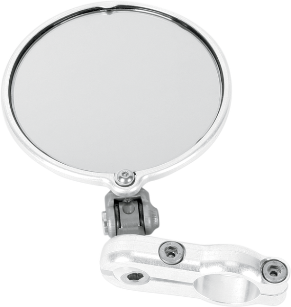 Hindsight Ls Folding Bar-end Mirror Anodized Silver, 2, nordicamoto.ro