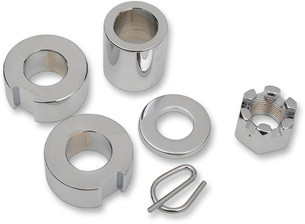 Axle Spacer/nut Kit Silver, 1, nordicamoto.ro