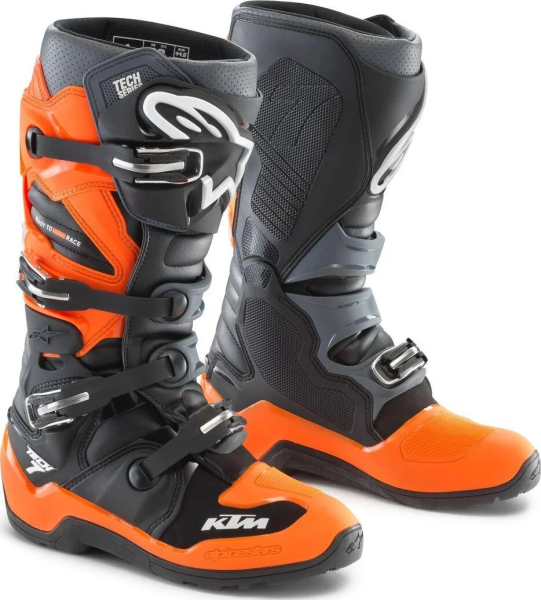 KTM Tech 7 EXC csizma, szürke/narancssárga/fekete, 43-as méret, 1, nordicamoto.ro