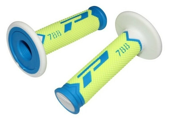 Triple Density Grips Blue, Fluorescent Yellow, White, 1, nordicamoto.ro