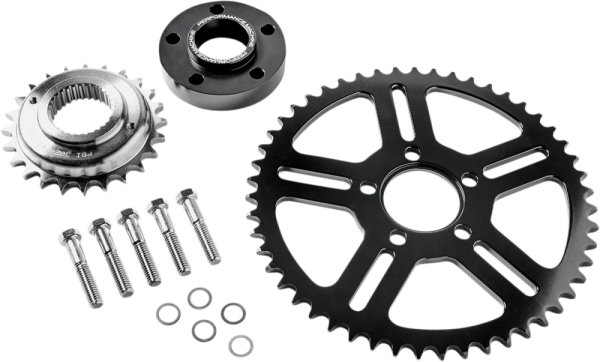 Sprocket Conv Kit M8 Sftl Anodized, Black, 1, nordicamoto.ro