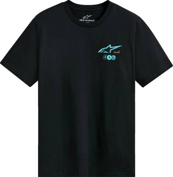 Tricou Alpinestars Asym CSF Black L, 1, nordicamoto.ro