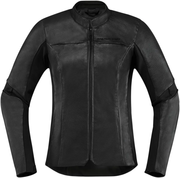 Geaca Piele Dama Icon Overlord™ Black M, 1, nordicamoto.ro