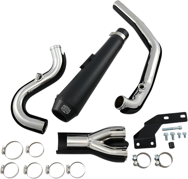 El Diablo 2:1 Exhaust System Black, 1, nordicamoto.ro
