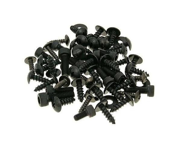 Fairing Screw Set Black, 2, nordicamoto.ro
