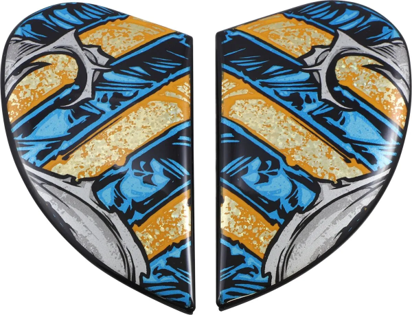 Placi laterale viziera Casca Icon Airform Gold/Multicolor ONE SIZE, 1, nordicamoto.ro