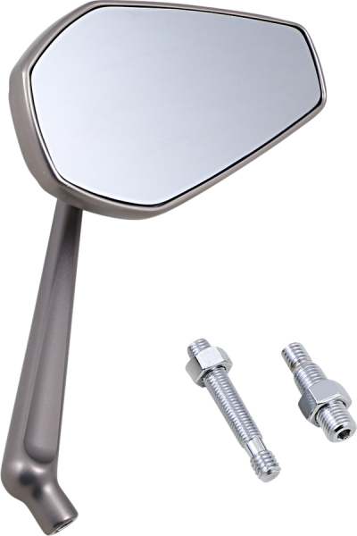 Mini Stocker Mirror Silver, Titanium, Anodized, 1, nordicamoto.ro