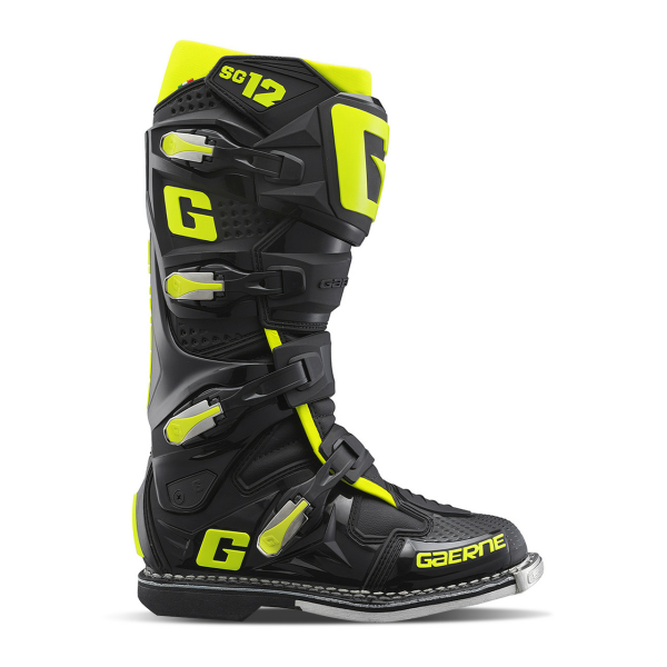 Gaerne SG 12 Enduro csizma, fekete/fluo, 5, nordicamoto.ro