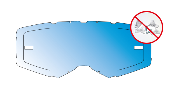 Airscreen Aero EX lencse – piros, 2, nordicamoto.ro