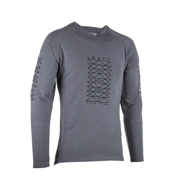 Tricou MTB Leatt Gravity 2.0 Titanium Gray L +, 1, nordicamoto.ro
