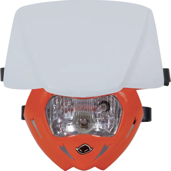 Complete Panther Headlight Orange, White, 1, nordicamoto.ro