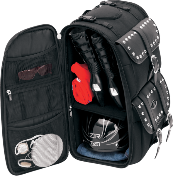 S3500s Deluxe Sissy Bar Bag Black, 1, nordicamoto.ro