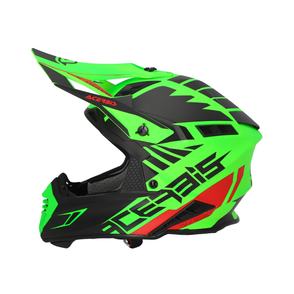 Acerbis X-Track 22-06 sisak, fluoreszkáló zöld/fekete, XL méret, 3, nordicamoto.ro