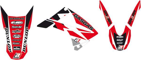 Dream 3 Graphic Kits Black, Red, 2, nordicamoto.ro