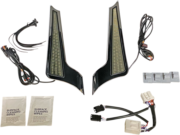 Dual Color Fascia Led Panel Lights Amber, Red, 2, nordicamoto.ro