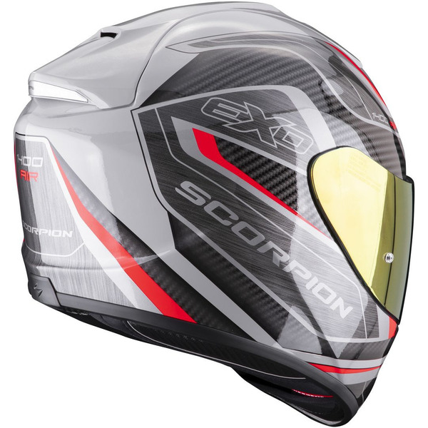 Casca integrala sport/touring SCORPION EXO-1400 EVO AIR ATTUNE Negru/Gri/Rosu XXL, 2, nordicamoto.ro