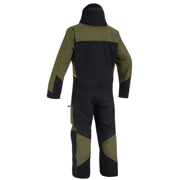 AMOQ Eclipse V3 Monosuit Military Green/Black/Orange XS, 3, nordicamoto.ro