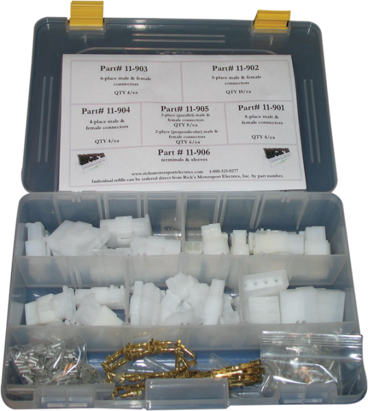 Universal Connector Kit White, 1, nordicamoto.ro