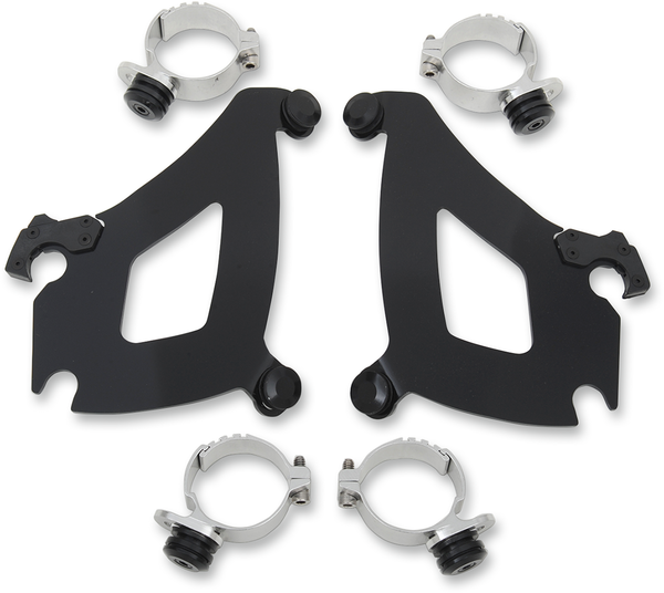 Bullet Fairing Trigger-lock Hardware Kit Black, 1, nordicamoto.ro